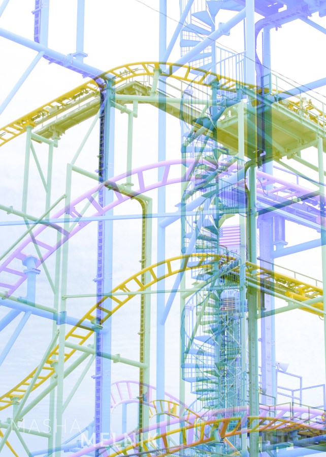 "Chaotic Dynamics". 2015. Santa Cruz, California. Experimental moment Photography Series