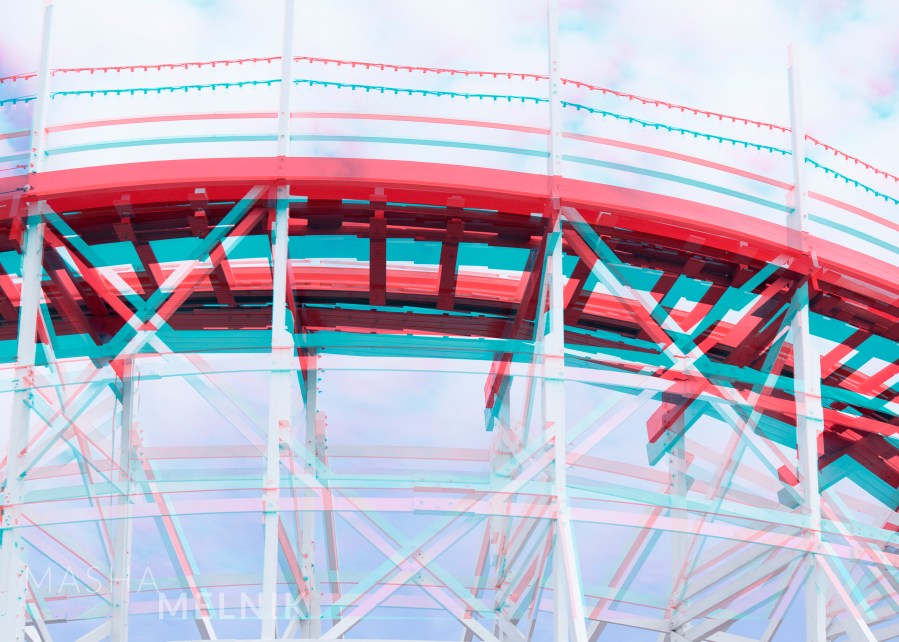 "Chaotic Dynamics". 2015. Santa Cruz, California. Experimental moment Photography Series