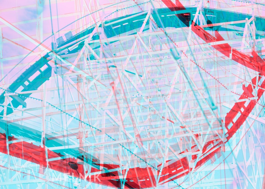 "Chaotic Dynamics". 2015. Santa Cruz, California. Experimental moment Photography Series