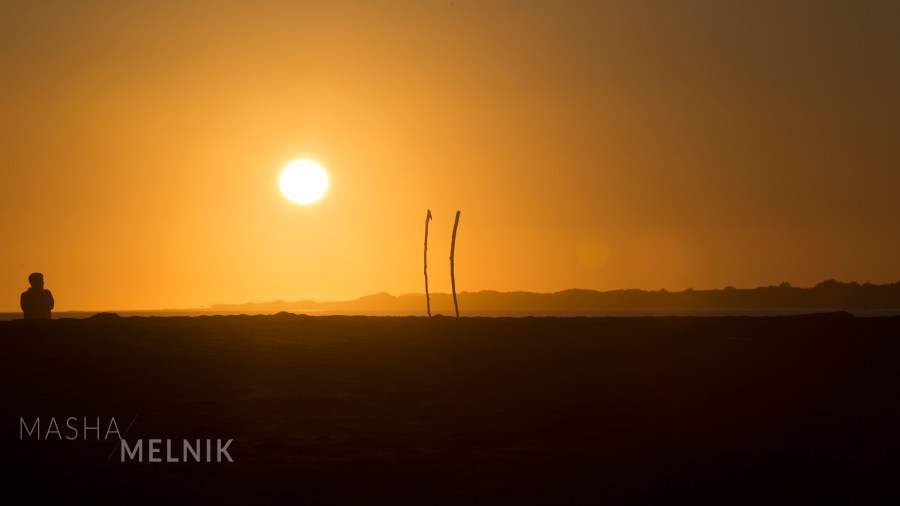 "Dancing Sunset" 2016. California. Experimental moment Photography Series. 