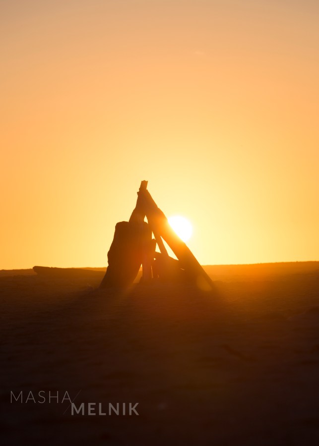 "Dancing Sunset" 2016. California. Experimental moment Photography Series. 