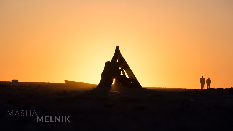 "Dancing Sunset" 2016. California. Experimental moment Photography Series. 