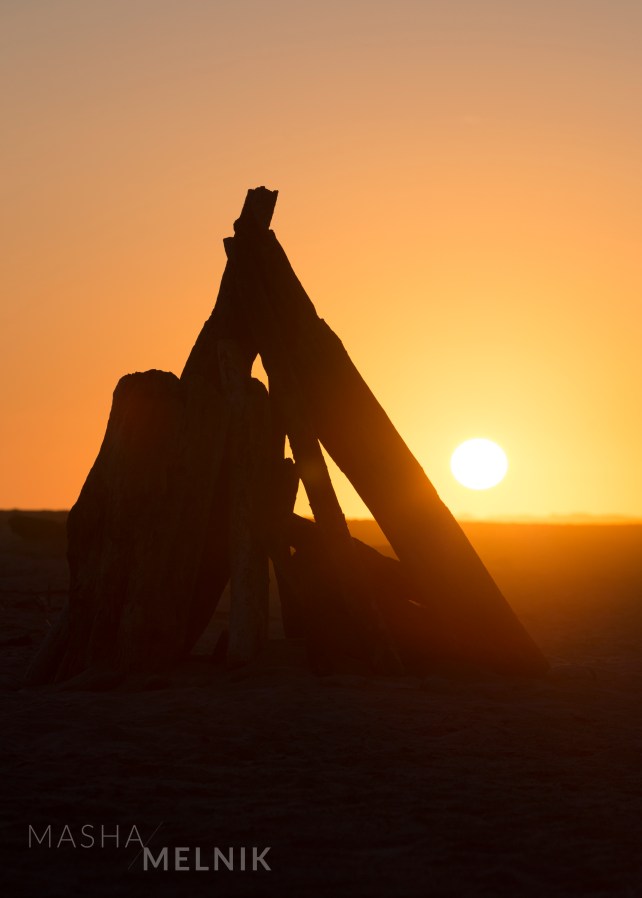 "Dancing Sunset" 2016. California. Experimental moment Photography Series. 