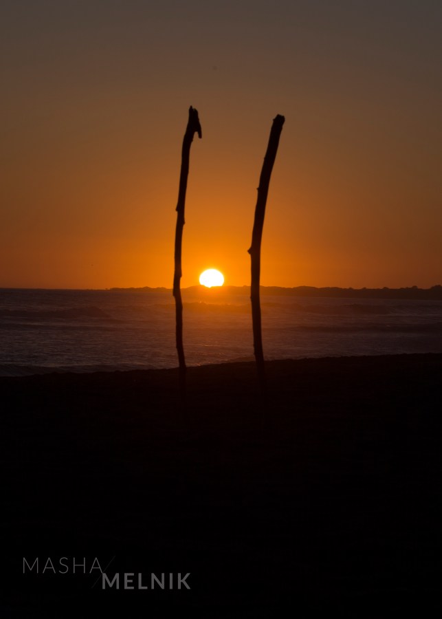 "Dancing Sunset" 2016. California. Experimental moment Photography Series. 