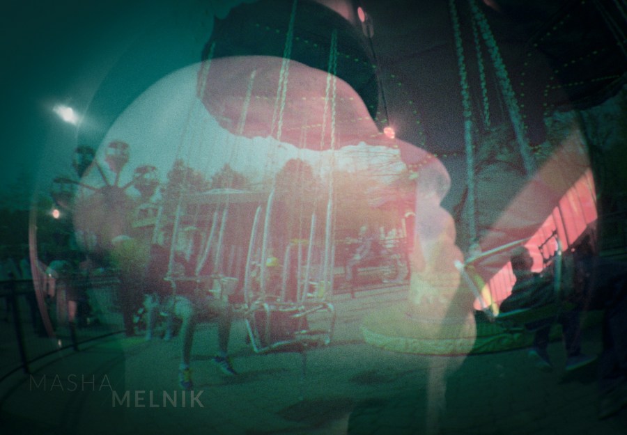 "Another point" Fish eye photography. Europe. Digital photography art by Masha Melnik. 