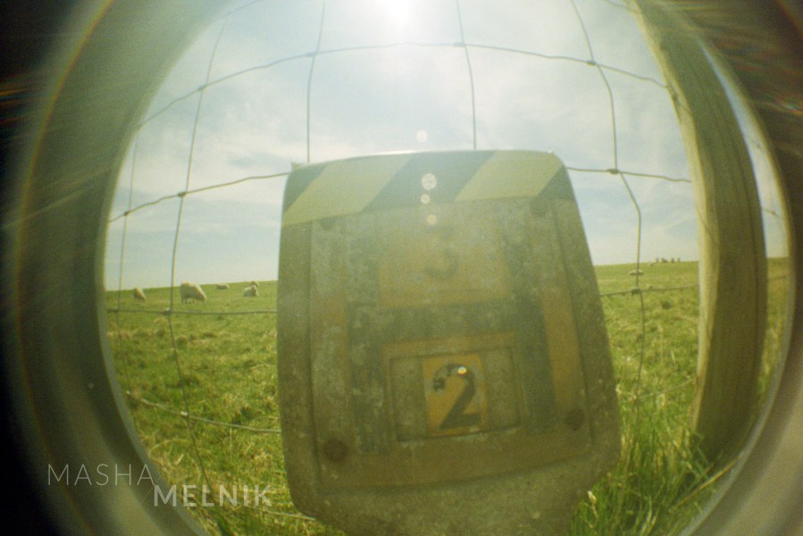 "Another point" Fish eye photography. Europe. Digital photography art by Masha Melnik. 