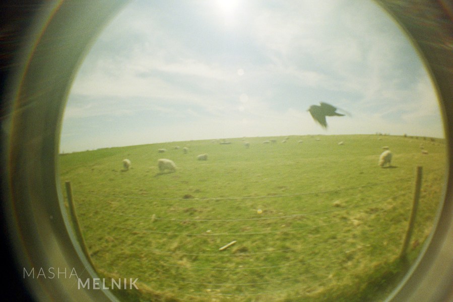 "Another point" Fish eye photography. Europe. Digital photography art by Masha Melnik. 