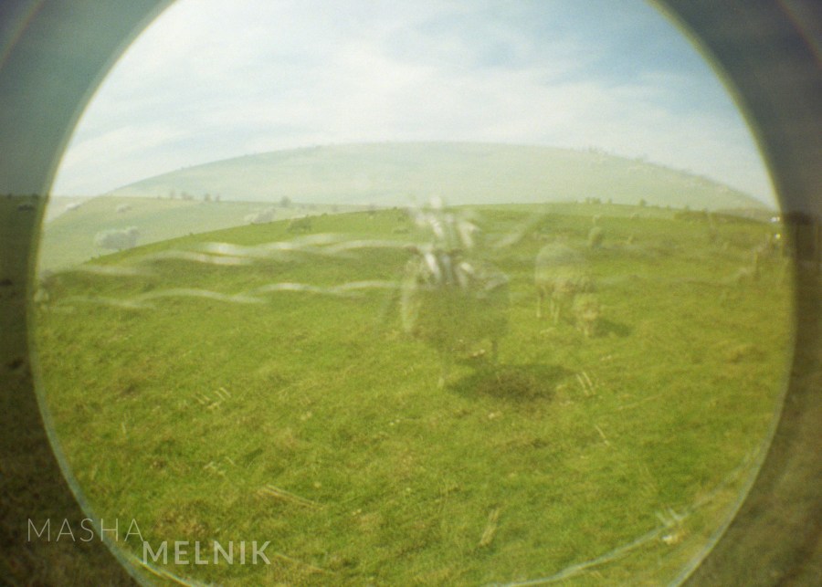 "Another point" Fish eye photography. Europe. Digital photography art by Masha Melnik. 